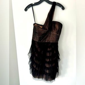 Black BCBGMaxAzria mini dress in size 4- worn once